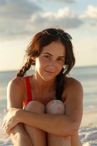 Dita Vetone Busty Beach Babe