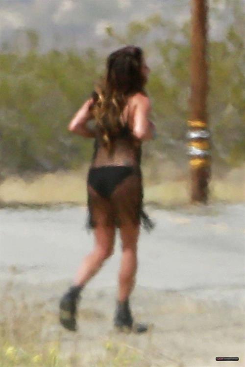 Lea Michele in a bikini