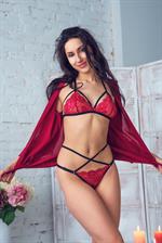 Angelina Socho Red Lingerie