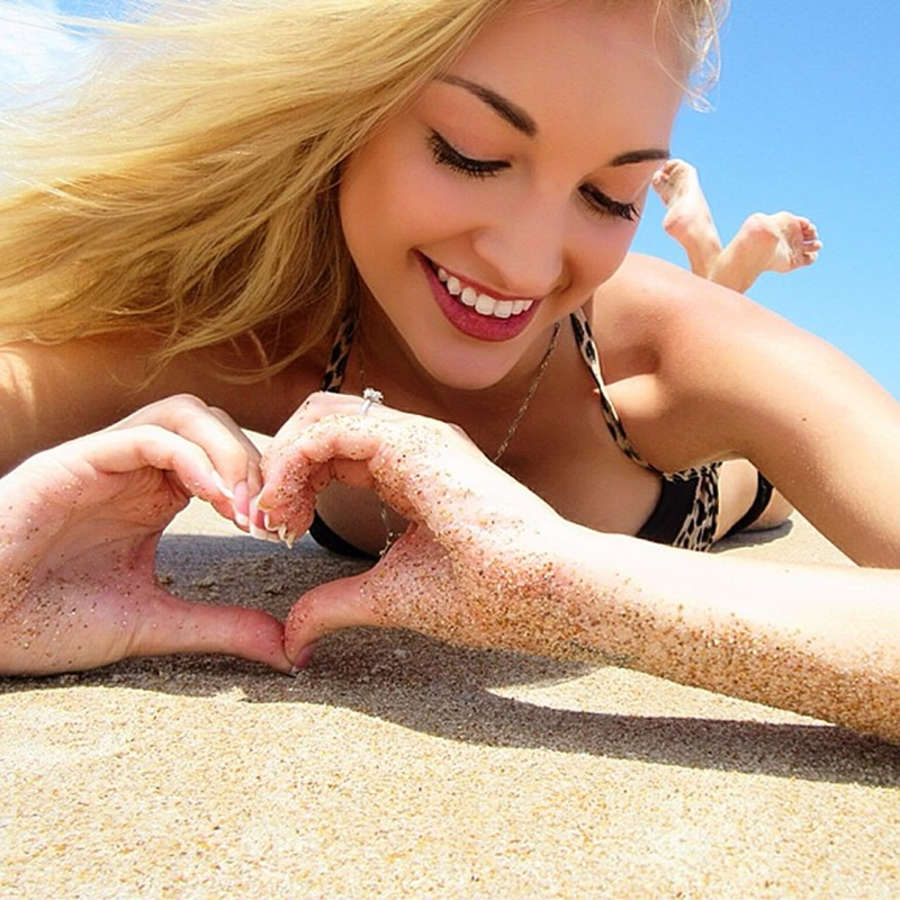 Anna Faith Carlson in a bikini