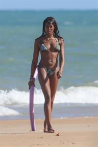 Naomi Campbell in a bikini