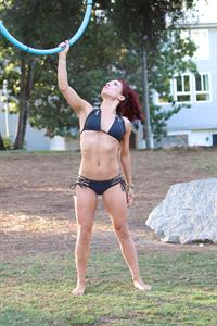 Sharna Burgess in a bikini