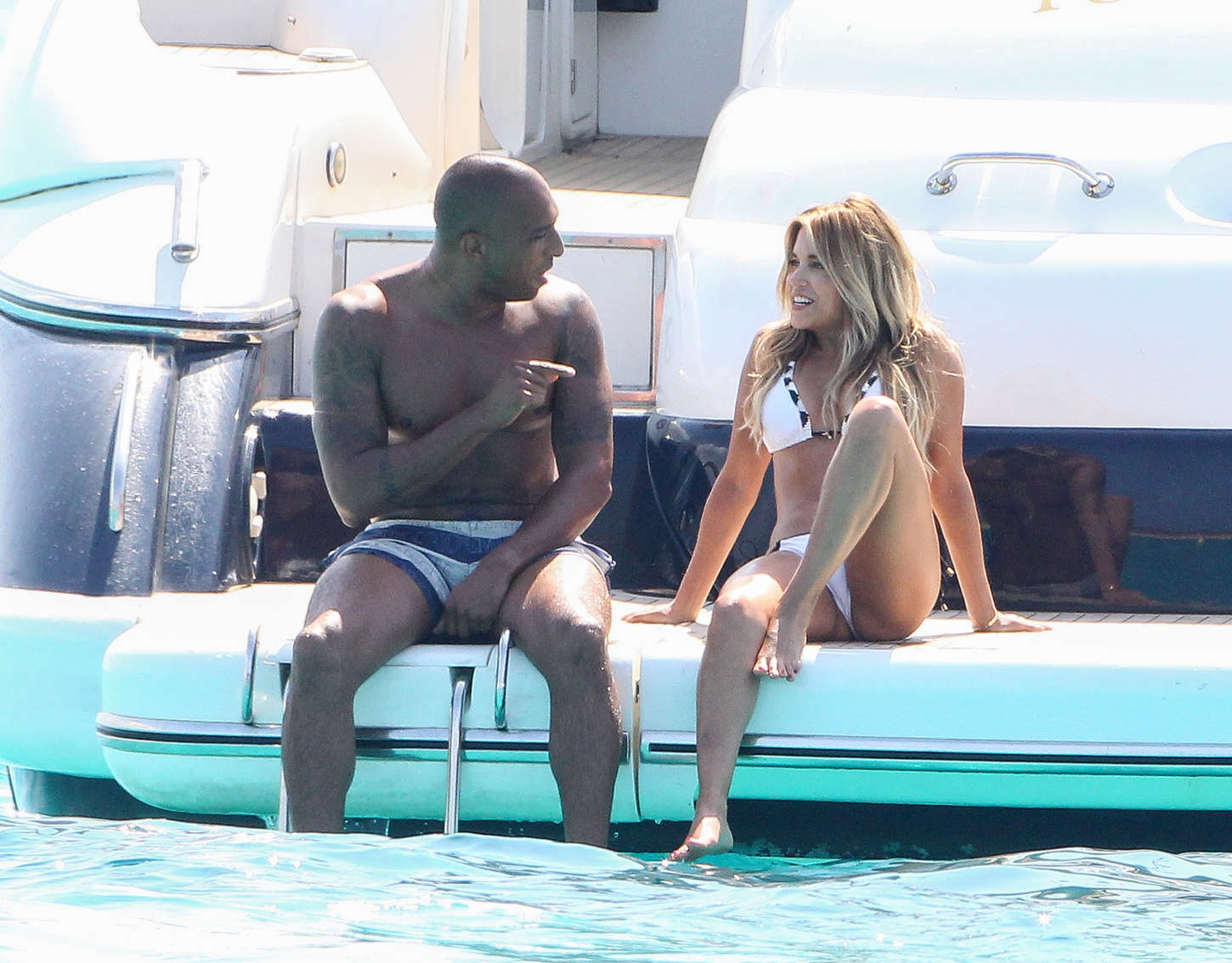 Sylvie van der Vaart in a bikini