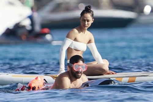 Cara Santana Bikini Pictures Cara Santana sexy ass in a thong bikini seen by paparazzi with Jesse Metcalfe.