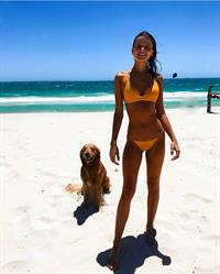 Tess Homann in a bikini