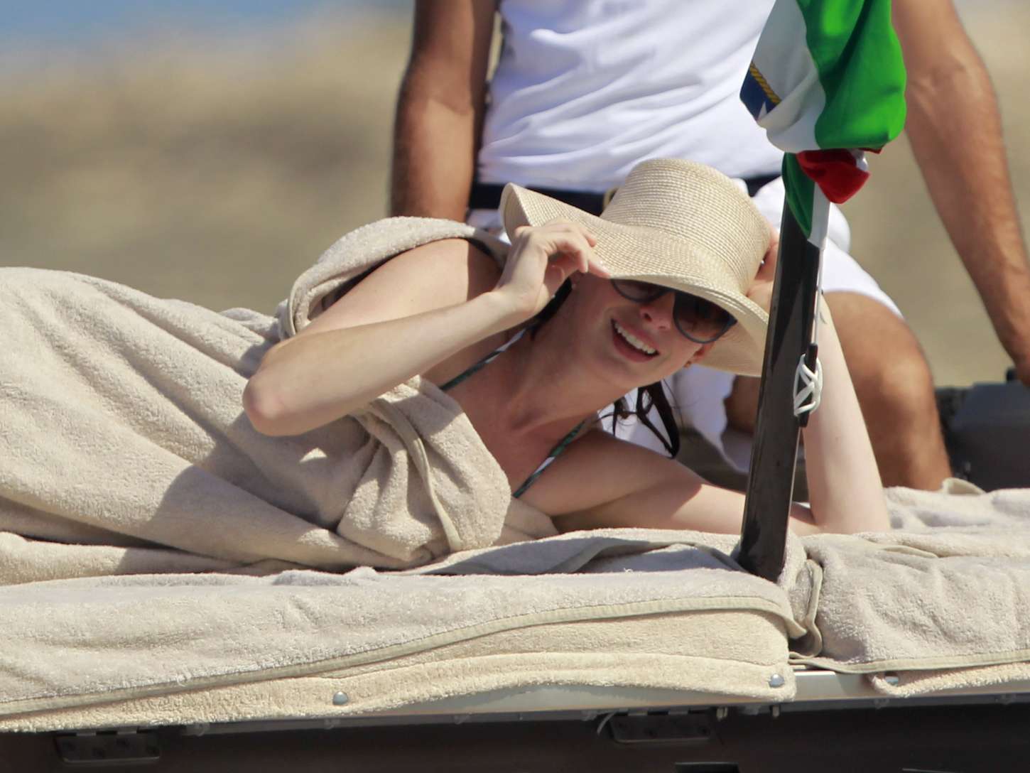 Anne Hathaway in a bikini