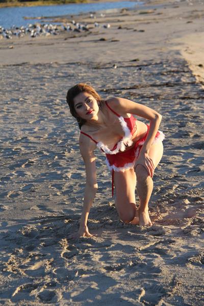 Blanca Blanco in a bikini