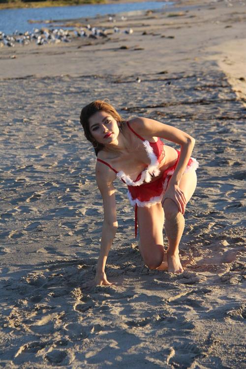 Blanca Blanco in a bikini