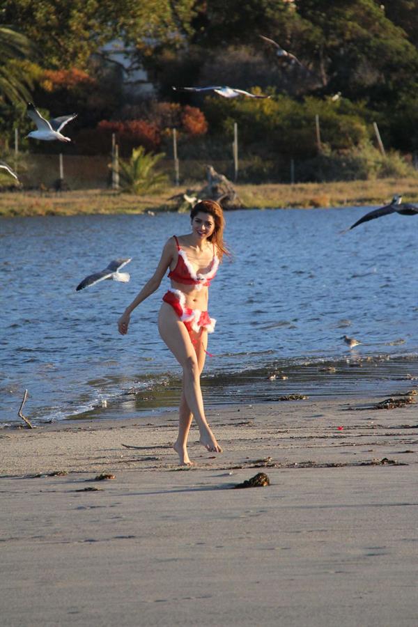 Blanca Blanco in a bikini