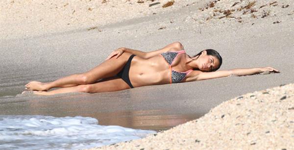 Sara Sampaio in a bikini