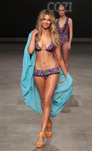 Jennifer Hawkins in a bikini