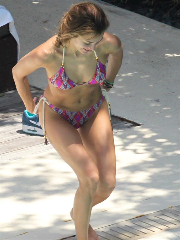 Mélissa Theuriau in a bikini