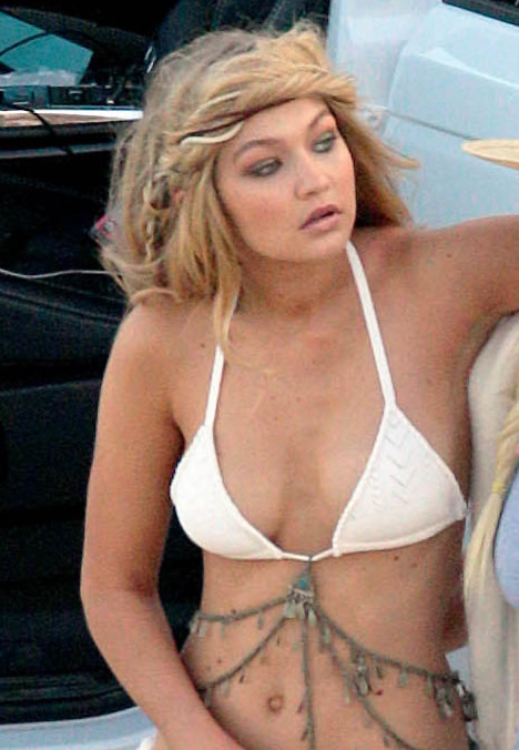 Gigi Hadid in a bikini