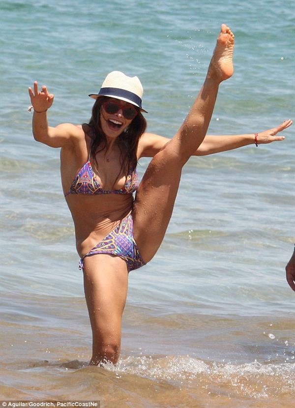 Sarah Shahi in a bikini