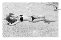 Sam Pinto in a bikini