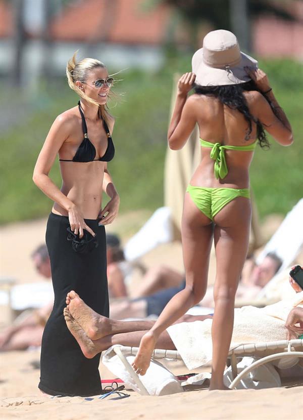 Paige Butcher in a bikini