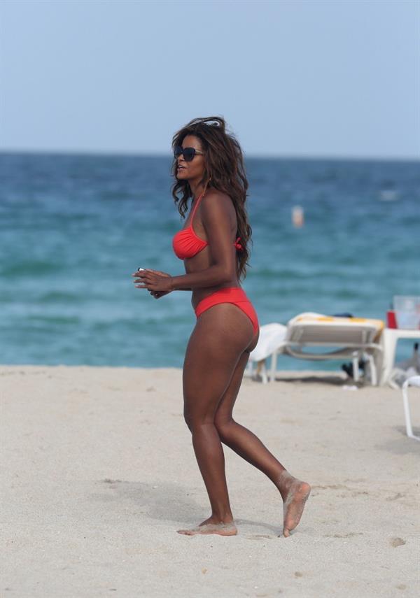 Claudia Jordan in a bikini