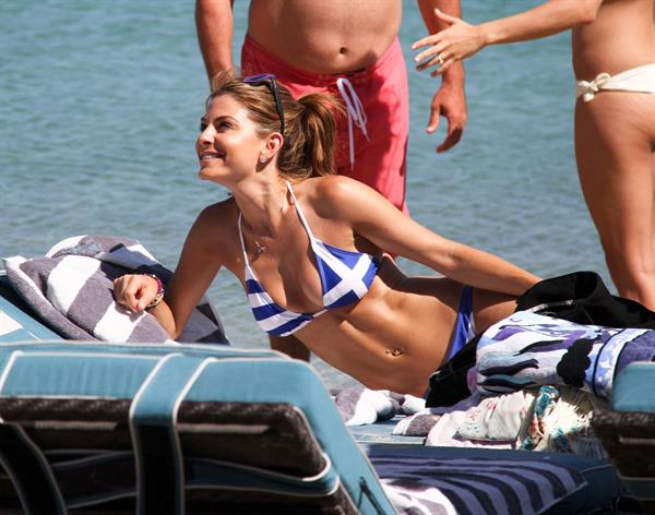 Maria Menounos in a bikini