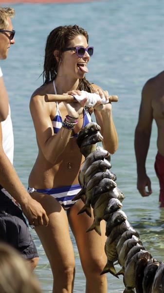 Maria Menounos in a bikini