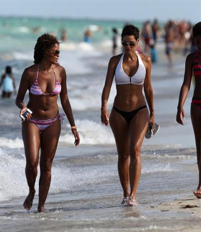 Nicole Mitchell in a bikini