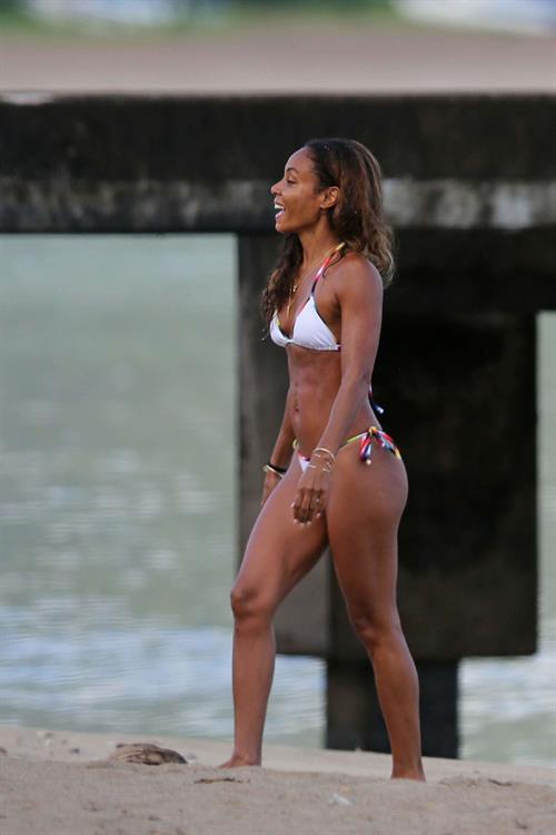 Jada Pinkett Smith in a bikini