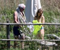 Alejandra Silva caught topless with her nude boobs exposed by paparazzi on vacation.
