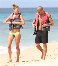 Nina Agdal in a bikini