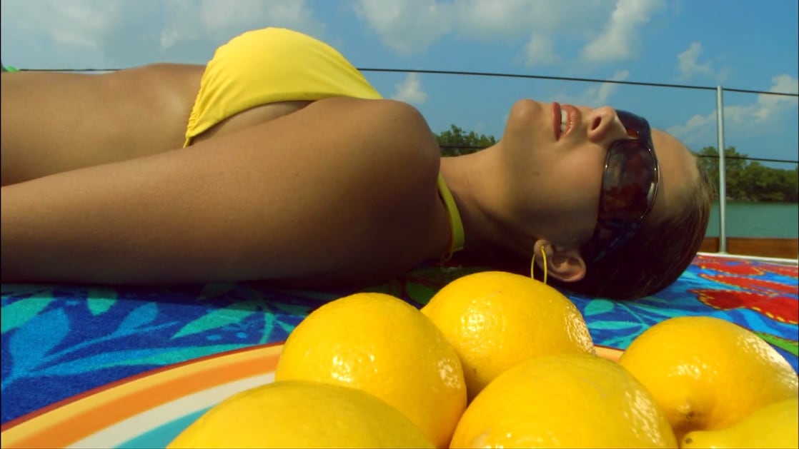 Carla Ossa in a bikini