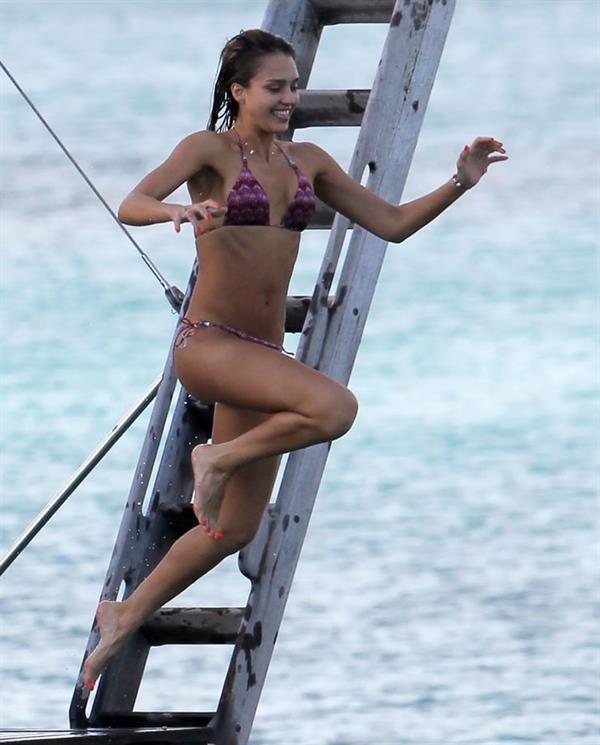 Jessica Alba in a bikini