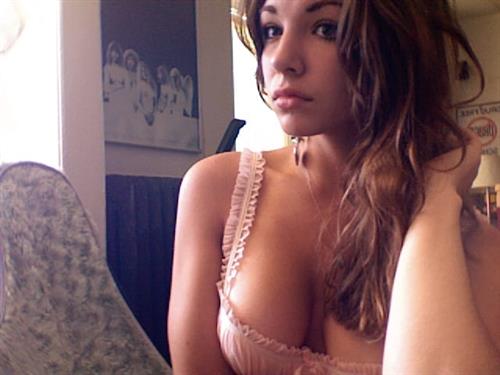 Jessica Ashley in lingerie taking a selfie