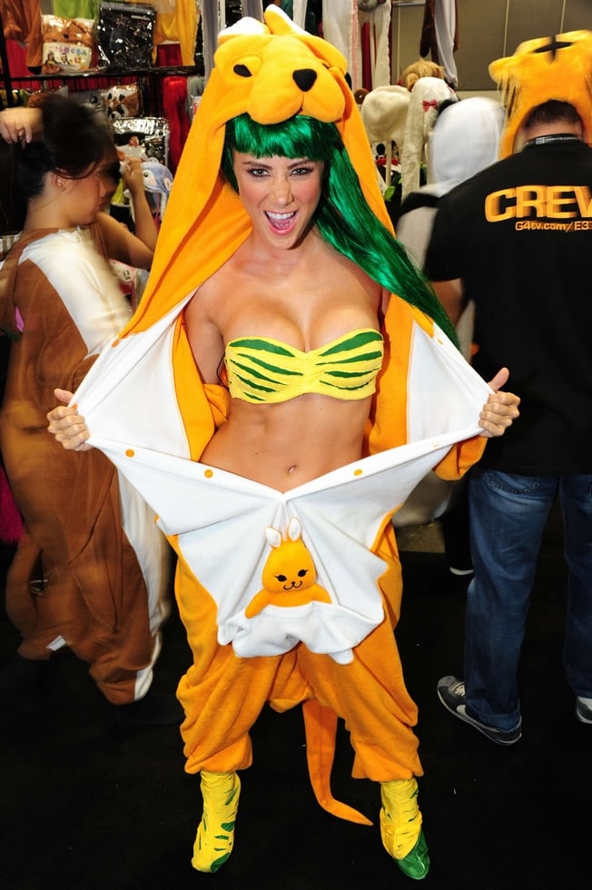 Sara Jean Underwood in a bikini