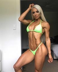 Lauren Simpson in a bikini