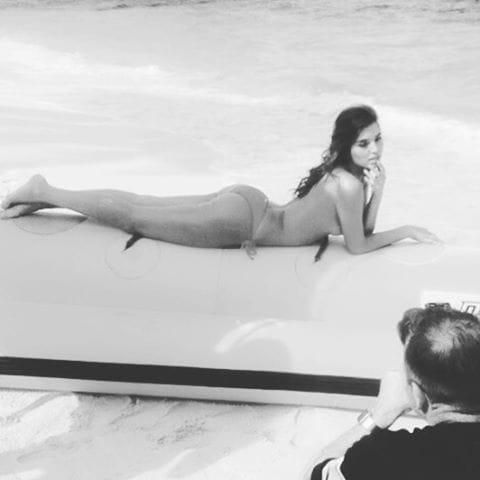 Daniela Lopez in a bikini