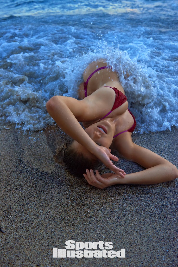 Nina Agdal in a bikini