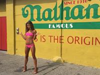 Nina Agdal in a bikini