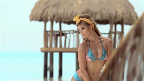 Nina Agdal in a bikini