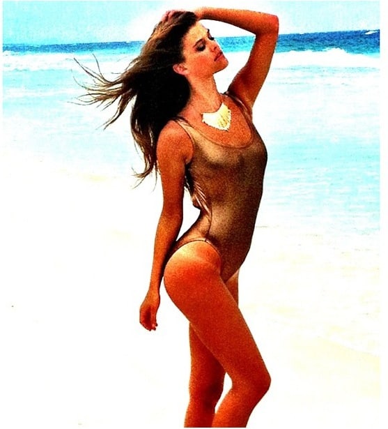 Nina Agdal in a bikini