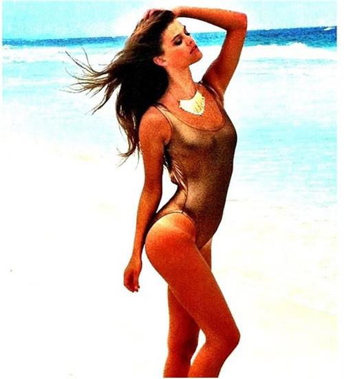 Nina Agdal in a bikini