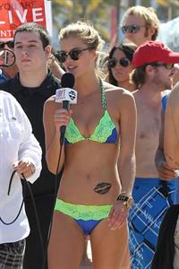 Nina Agdal in a bikini