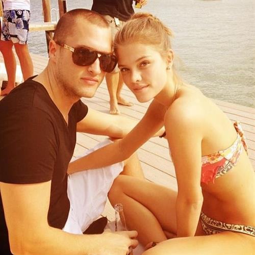 Nina Agdal in a bikini