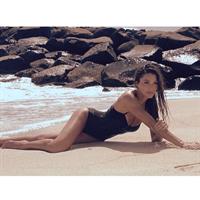 Simone Villas Boas in a bikini