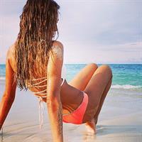 Simone Villas Boas in a bikini