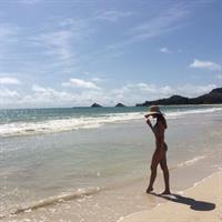 Simone Villas Boas in a bikini