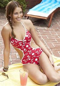 Simone Villas Boas in a bikini