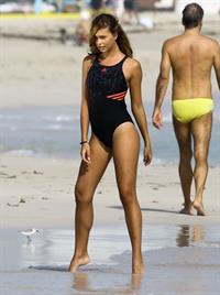 Sandra Kubicka in a bikini