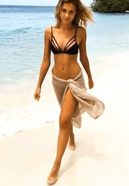 Sandra Kubicka in a bikini