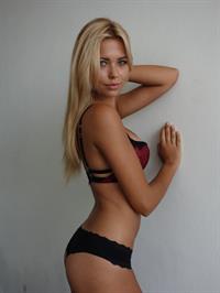 Sandra Kubicka in lingerie