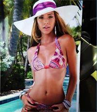 Sandra Kubicka in a bikini