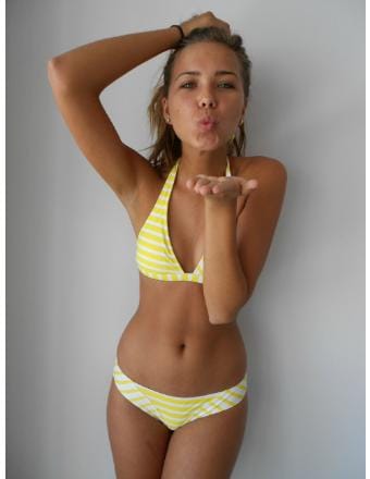 Sandra Kubicka in a bikini