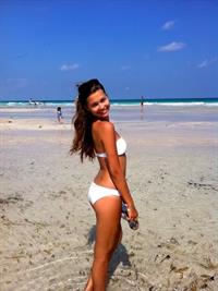 Sandra Kubicka in a bikini